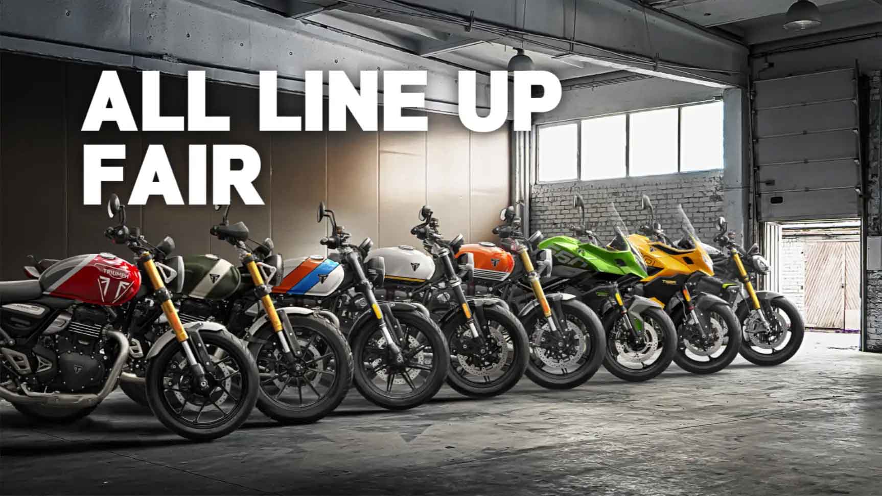 トライアンフ「ALL LINE UP FAIR」開催